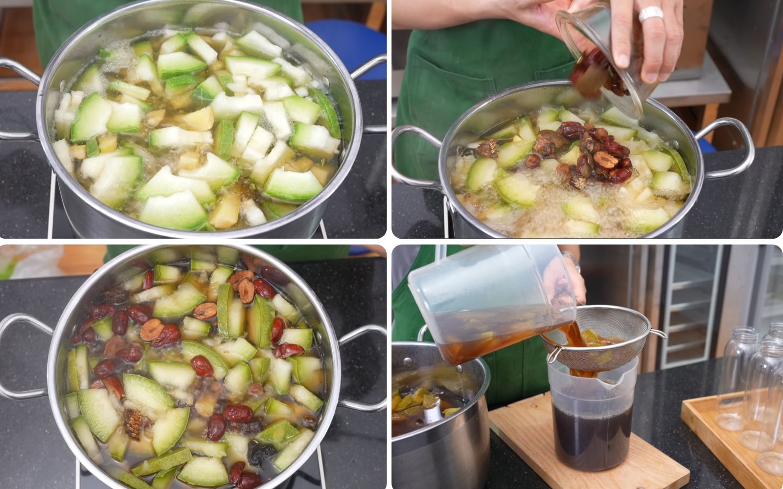 các bước nấu trà bí đao ngon